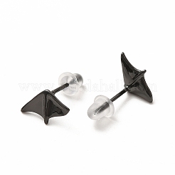 Pendientes asimétricos de latón para mujer&nbsp;LS-EJEW-L262-01EB
