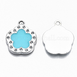 Uv placage acrylique pendentif supports de strass&nbsp;OACR-R252-01-03P