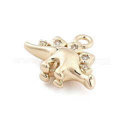 Pendentifs avec zircon cubiques à micro-pavés en laiton&nbsp;KK-M306-06G-09