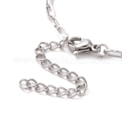 Bracciale a catena in acciaio inossidabile 304 anti-ossidazione per uomo e donna&nbsp;BJEW-E031-05E-P