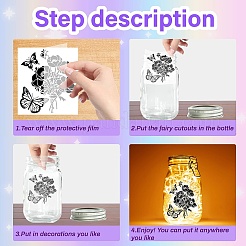 PVC-Lampenfolie für diy buntes Licht Hängelampe Milchglas&nbsp;DIY-WH0505-003