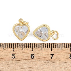 Charms de vidrio de latón&nbsp;KK-A269-51G