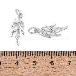 Shegrace Messing-Anhänger mit klarem Zirkonia&nbsp;XGRQ3K621-545P