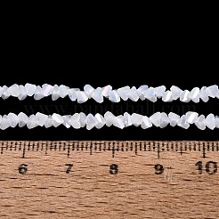 Perlas de vidrio de imitación de Jade imitación electrochapa&nbsp;EGLA-Q139-01A-B02