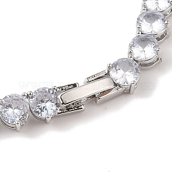 Messing mit Zirkonia Gliederarmbändern&nbsp;BJEW-Q350-01P