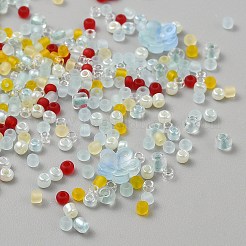 Perline semi di vetro&nbsp;SEED-WH0007-06C