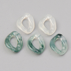 Transparentem Acryl Verknüpfung Ringe&nbsp;LS-OACR-S038-005A-C04