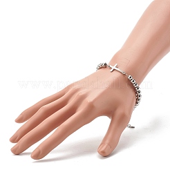 Anlaufgeschützte Armbänder mit Quergliedern für Männer und Frauen&nbsp;BJEW-JB06687-02