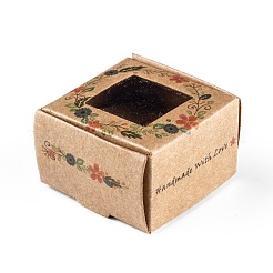 Confezione regalo di carta kraft creativa pieghevole rettangolare&nbsp;CON-B002-04C-02