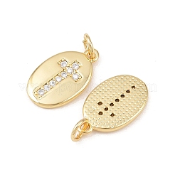 Pendentifs avec zircon cubiques à micro-pavés en laiton&nbsp;X-KK-G544-23G