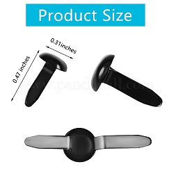 200 Stück umweltfreundliche Einbrennlack-Eisenstifte&nbsp;DIY-SZ0005-70