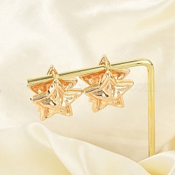 Orecchini a cerchio in ottone per le donne&nbsp;EJEW-U041-08G