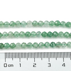 Natürliche grüne Erdbeere Quarzperlen Stränge&nbsp;X-G-Z034-A02-03