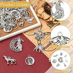 80 pz 8 stili pendenti in lega di stile tibetano&nbsp;FIND-CJ0005-25