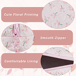 2 pz 2 stili sacchetti portaoggetti cosmetici con cerniera in poliestere da viaggio portatile&nbsp;ABAG-CY0001-01E