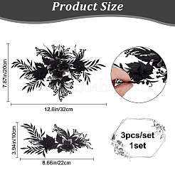 Blumen-Polyester&nbsp;DIY-WH0366-39