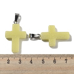 Anhänger aus synthetischem Leuchtstein&nbsp;G-H308-06P-01