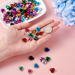 650 Stück Aluminium-Cabochons in 13 Farben&nbsp;MRMJ-FW0001-01C