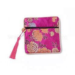Gemischte quadratische Tuch Zip Beutel&nbsp;ABAG-F001-01