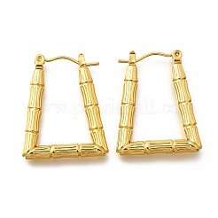 Pendientes de aro de acero inoxidable 304 para mujer&nbsp;EJEW-L296-065G