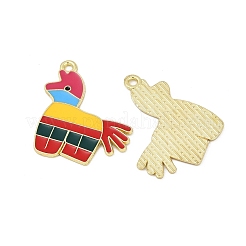 Emaille-Anhänger aus Legierung mit Cinco de Mayo-Motiv&nbsp;ENAM-V001-05E-G