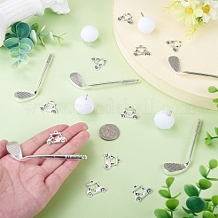 20 pièces 2 styles pendentifs en alliage de style tibétain&nbsp;FIND-TA0010-94