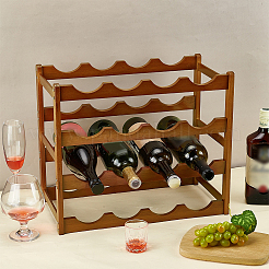 Weinregal für den Tisch aus Holz&nbsp;ODIS-WH0038-252A