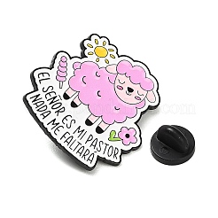 El se?or es mi pastor Schaf-Emaille-Pins&nbsp;JEWB-K040-16EB-02
