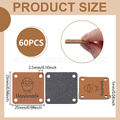60 etichetta in similpelle&nbsp;FIND-UN0007-61A