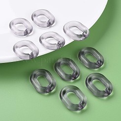 Transparentem Acryl Verknüpfung Ringe&nbsp;MACR-S373-19-B16