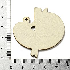 Pendentif en bois&nbsp;WOOD-H107-04-04