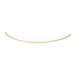 Colliers à chaîne en acier inoxydable texturé 304 de 2.5 mm&nbsp;NJEW-JN05491-01