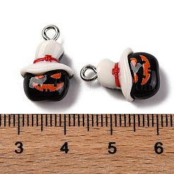 Pendenti in resina opaca a tema halloween&nbsp;RESI-D075-01B