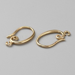 Messing Ohrhaken&nbsp;KK-WH0064-07G