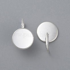 Montature per orecchini a leva in acciaio inossidabile 304&nbsp;STAS-F191-03S-16mm