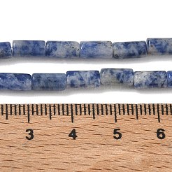Natürliche blaue Fleck Jaspis Perlen Stränge&nbsp;GG-B091-A25-01