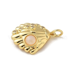 Pendentifs en laiton zircon cubique transparent&nbsp;KK-U046-01P