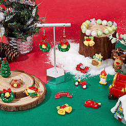 40 Stück 10 Stile Weihnachtsthema Kunststoffanhänger&nbsp;FIND-SC0011-40