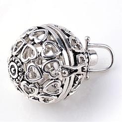 Pendentifs de cage en laiton&nbsp;KK-S751-013AS