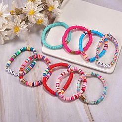 Love Bless Stretch-Armbandsets für Teenager-Mädchen Frauen&nbsp;BJEW-SW00006