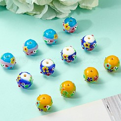 5pcs perles de chalumeau faites à la main&nbsp;LAMP-SZ0001-48A