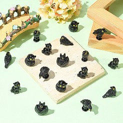 60 pezzo di decorazione in resina per esposizione di animali in 6 stili&nbsp;DJEW-CJZ0001-002