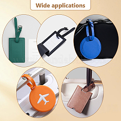 Correas para etiquetas de equipaje de piel sintética de PU&nbsp;FIND-WH0172-50A