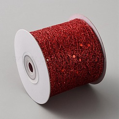 Polyester mit Paillettenbändern&nbsp;OCOR-WH0082-444D