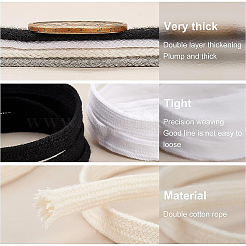 Cordons plats en coton double couche de 25 m&nbsp;OCOR-BC0001-74A