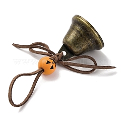 Halloween Eisenglocke Hängeornamente&nbsp;HJEW-JM02427