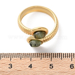 Ovale Fingerringe aus natürlichem rotem Achat&nbsp;RJEW-Q004-04G