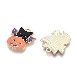 Halloween-Themen-Rack-Anhänger aus legierter Emaille&nbsp;X-ENAM-N056-362
