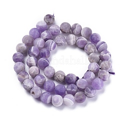 Natürlichen Amethyst Perlen Stränge&nbsp;X-G-I288-A01-8mm