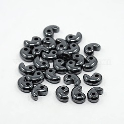 Electroplate non magnetici ematite sintetico fili di perline&nbsp;G-J228-02